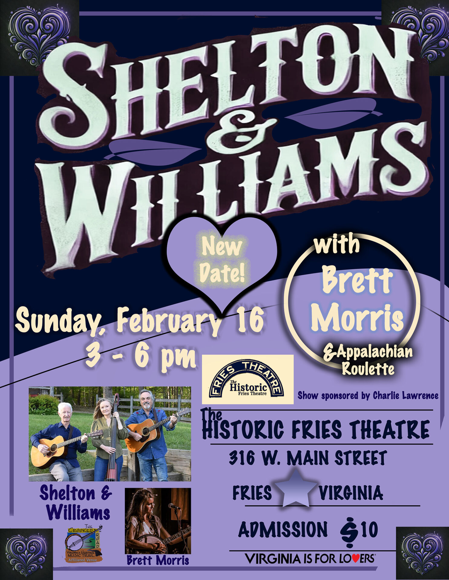 Shelton & Williams at The Historic Fries Theatre